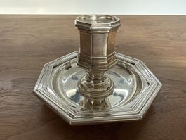 Edler Christofle France Kerzenständer – Versilbert, Achtecki