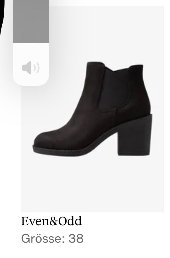 Damenschuhe: Even&Odd Stiefeletten Gr. 38, schwarz, Herbstlook – Neu (gemäss Beschreibung) aus Baden von Sandra148