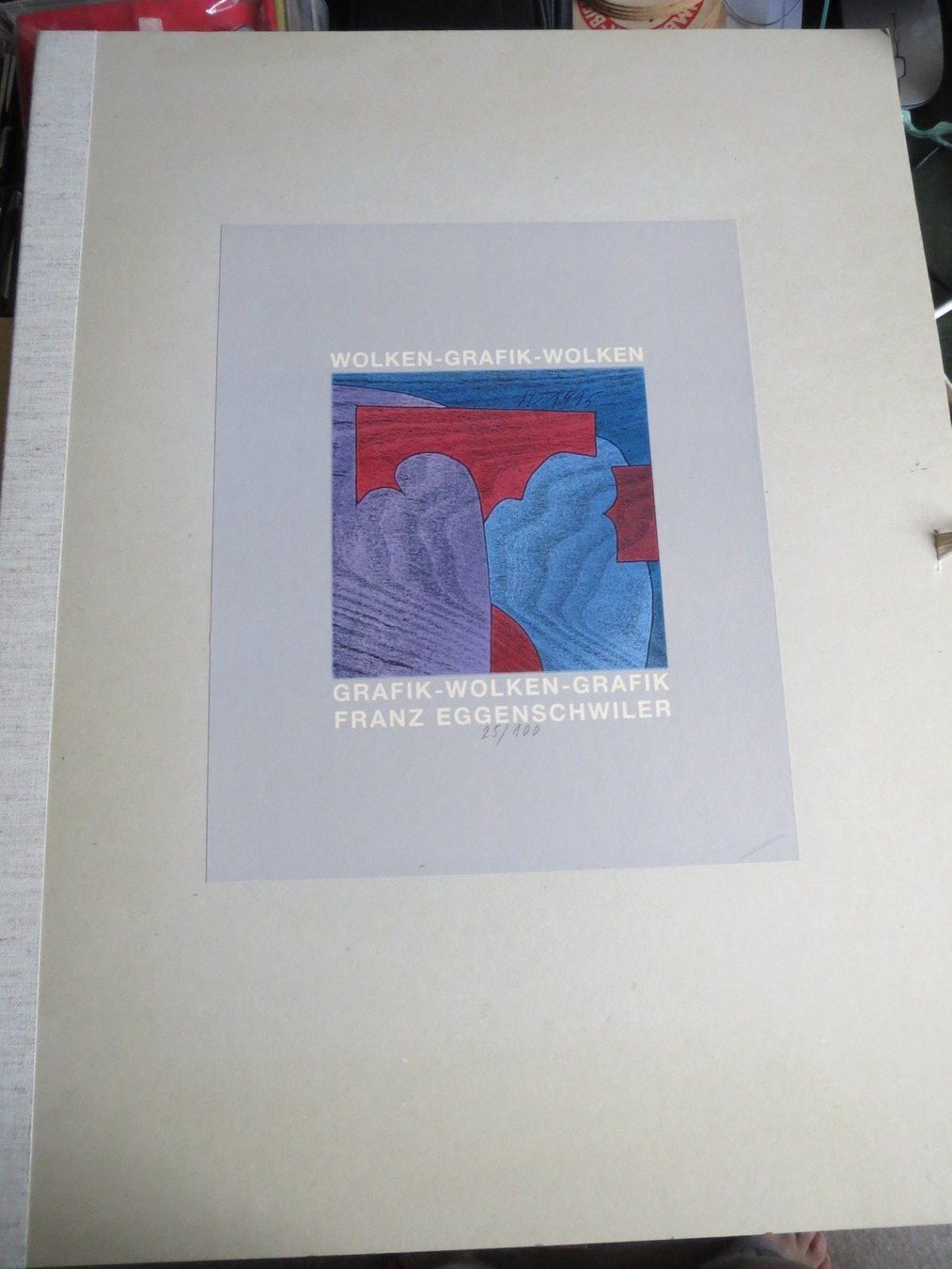 Poster & Bilder: Mappe 4xBilderwolken Franz Eggenschwiler – Neu (gemäss Beschreibung) aus Olten von Maniac63
