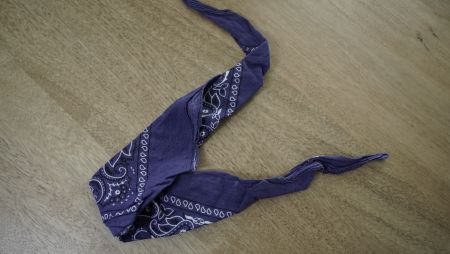 Bandana navy weiss blau Band Halstuch Kopftuch