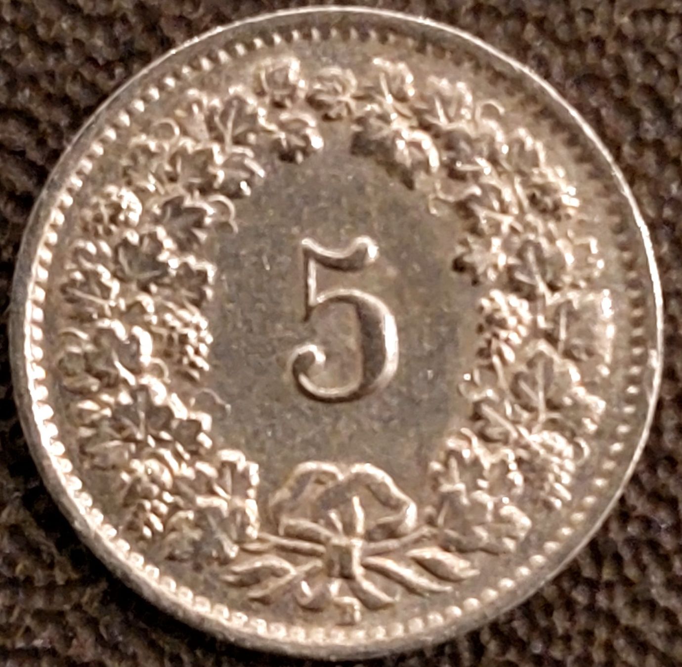 Tutti le monete: 5 Rappen 1955 – Usato da Arch venduto da coinsandmore 1