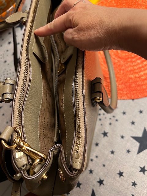 Ralph Lauren Borse da donna: Ralph Lauren Handtasche - olivgrün – Usato da Neerach venduto da romiping 5