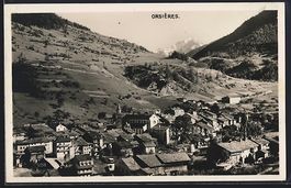 Orsières, Totalansicht mit Gipfelblick