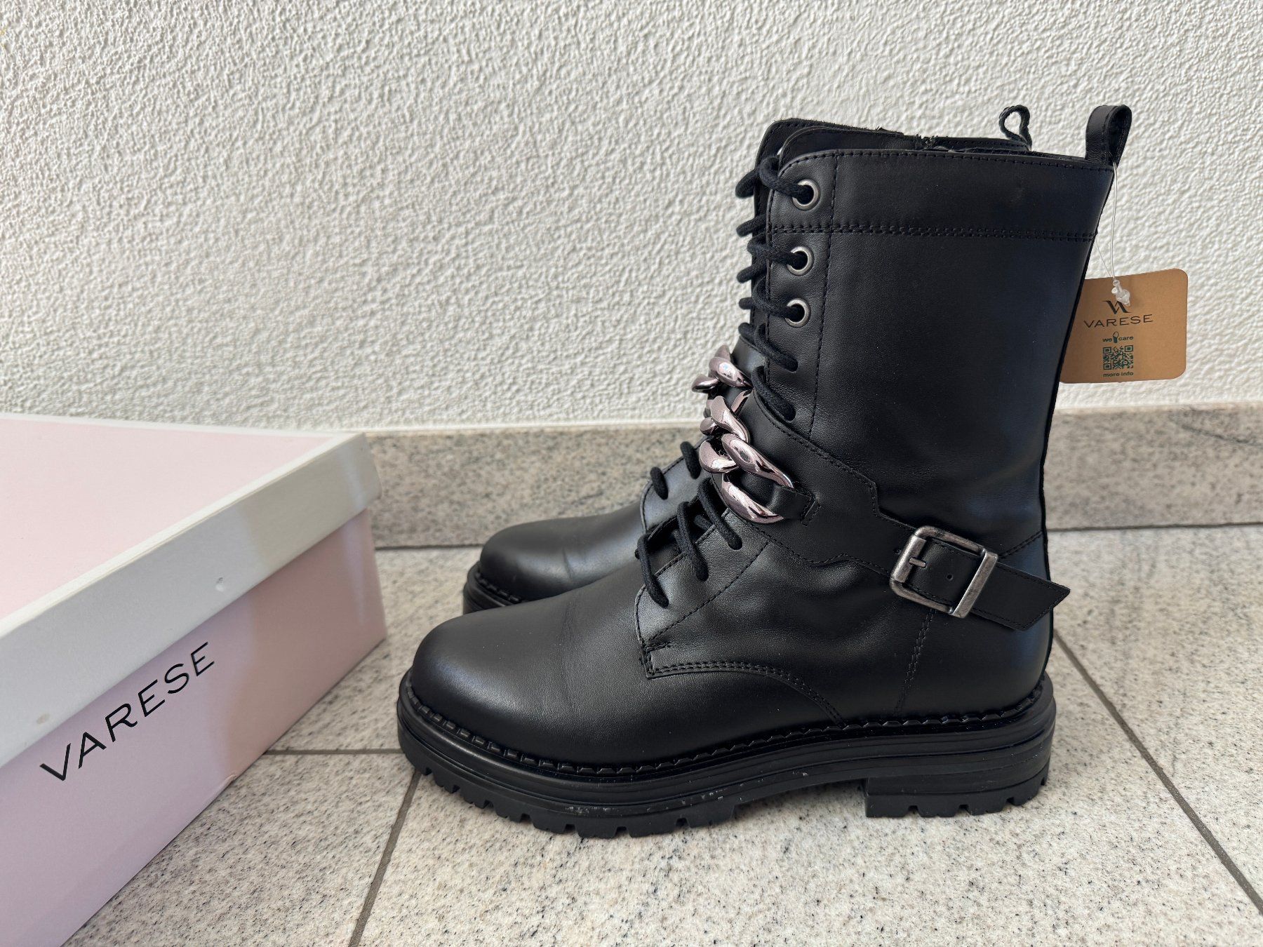 Damenschuhe: Neu** Leder Stiefel Varese – Neu und originalverpackt aus Zollikon von Krenapf 3