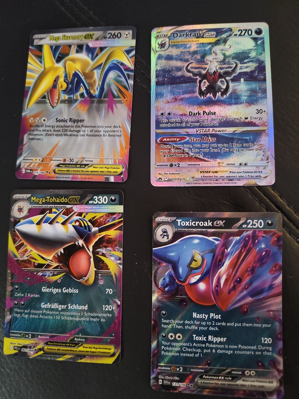 Pokémon Carte collezionabili: Pokemon Sammelkarten 5 Stk. Blastoise VMAX, Mega-Sharpedo EX – Usato da Dübendorf venduto da Johannes1993 2