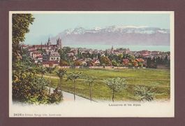 LAUSANNE et les Alpes