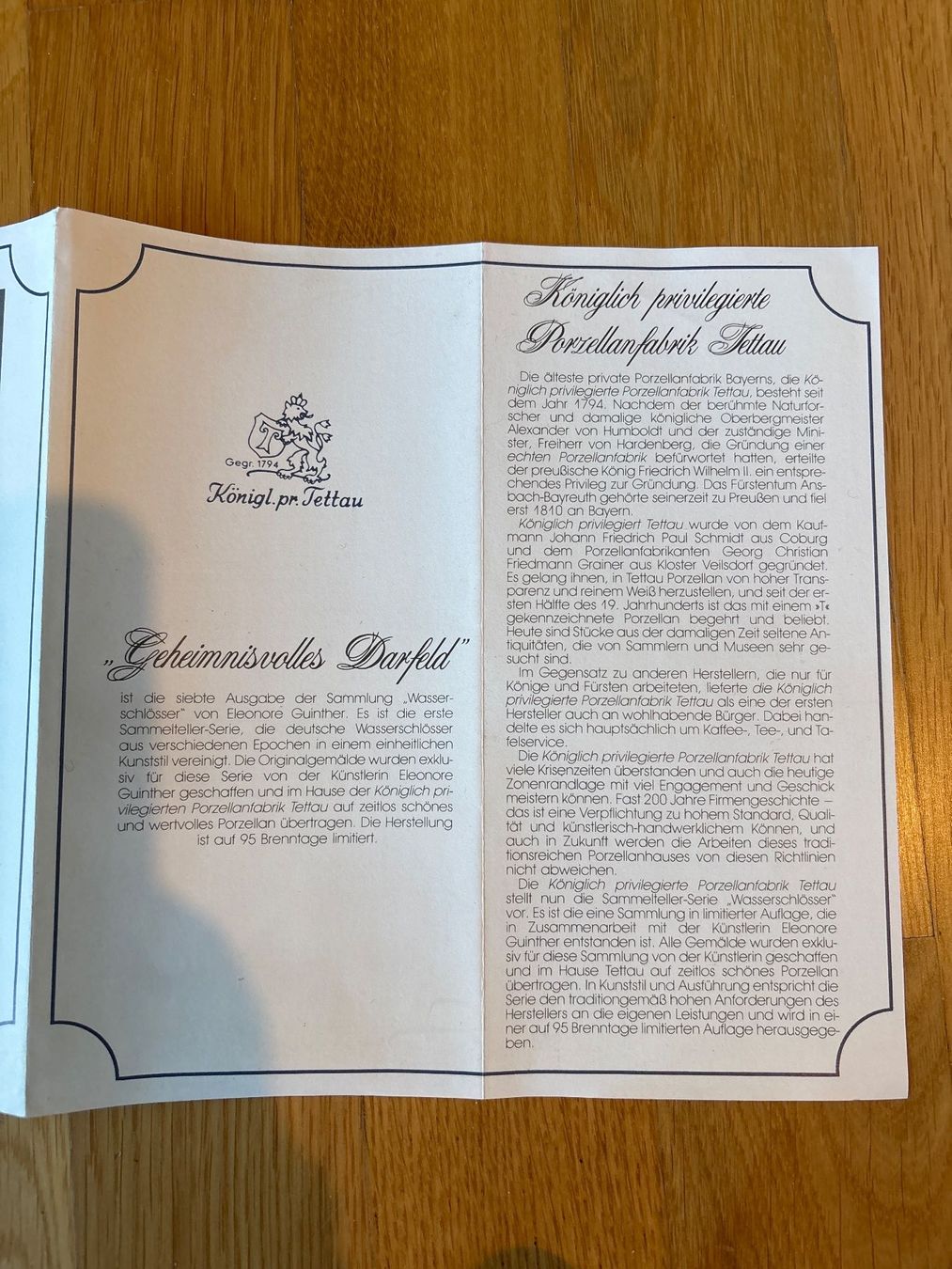 Piatti: Sammelteller Wasserschloss – Usato da Luzern venduto da Sontru 9