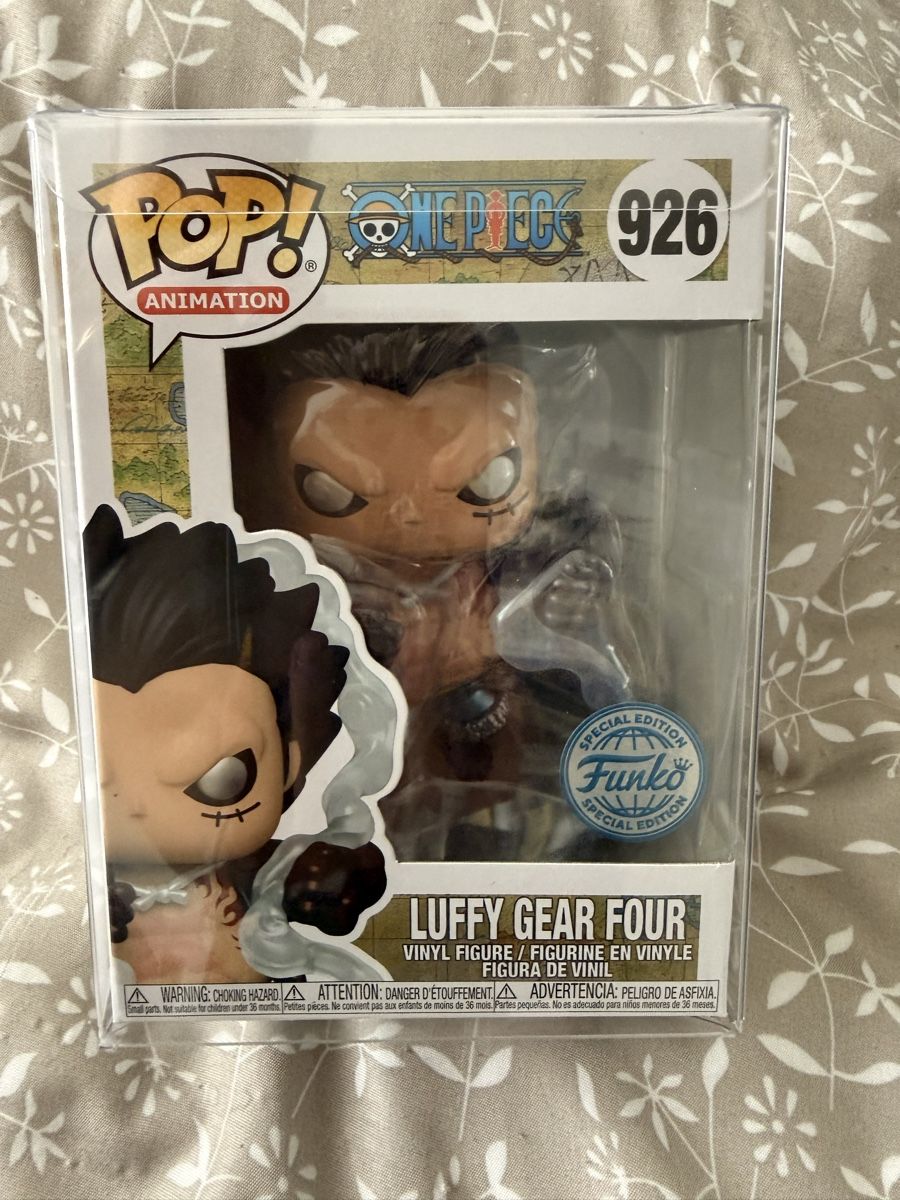 Funko Statuette: Funko Pop One Piece Luffy Gear Four – Nuovo e nell'imballaggio originale da Luzern venduto da cha_2x2f