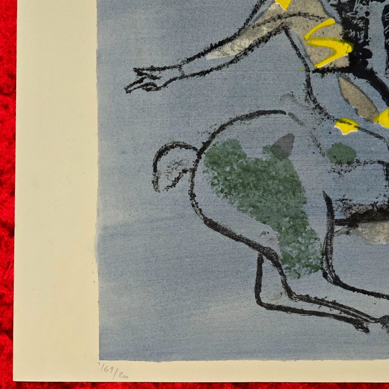Grafica & Litografie: Max Hegetschwiler. Farblithografie. Handsigniert&nummeriert – Usato da Reinach BL venduto da Pendling 4