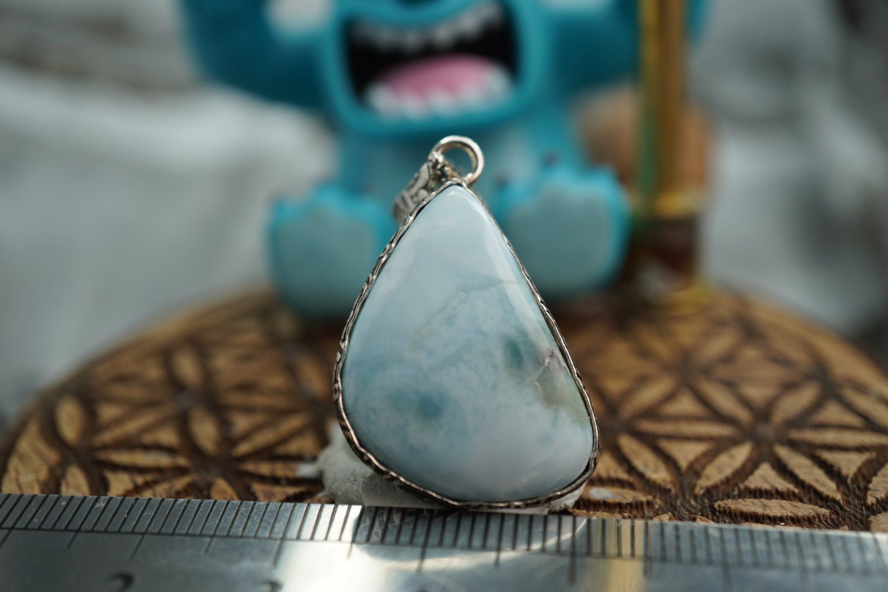 Minerali & Pietre curative: Larimar   Wunderschön    Anhänger   by  "TOPSTONE" ab 1.- – Nuovo e nell'imballaggio originale da Eschenbach SG venduto da topstone 4