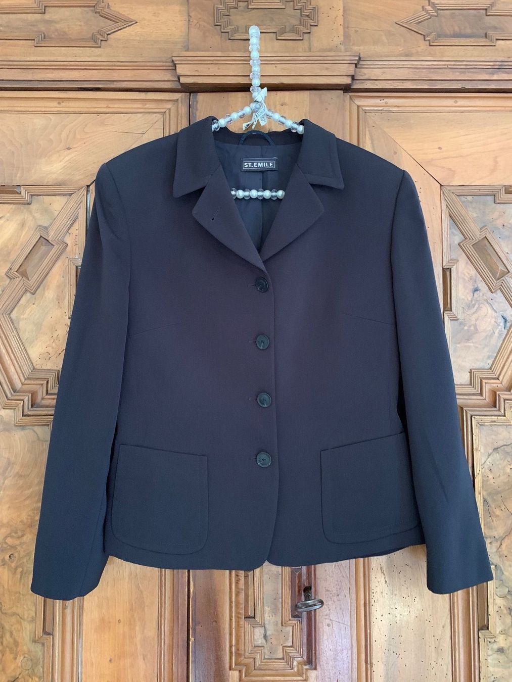 Giacche: ST. EMILE Jacke Farbe: Schwarz Gr. 38EU – Usato da Interlaken venduto da Bona55 4