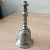 Alte Massive Hand Zinn Glocke