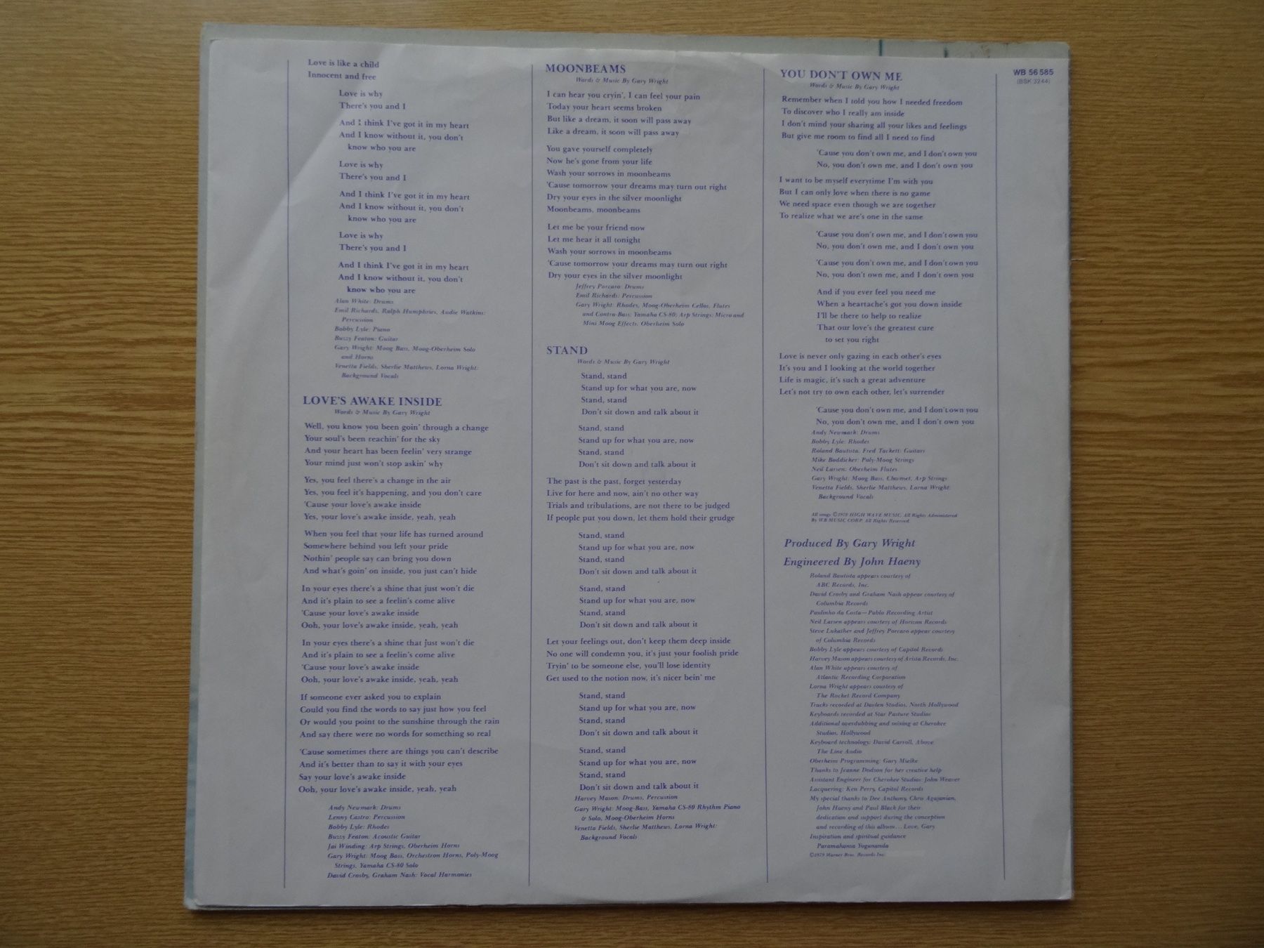 Schallplatten: Gary Wright: Headin' Home Vinyl LP (1979) – Gebraucht aus Zürich von burdan 3