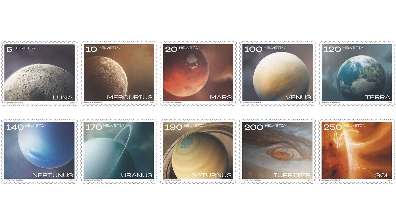 Alle Briefmarken: 💥Serie «Unser Sonnensystem» - postfrisch – Neu (gemäss Beschreibung) aus Galgenen von Krdshop