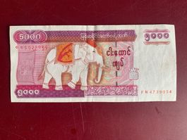 MYANMAR - 5000 Kyats N.D. (2009) - Vorzüglich / Superbe