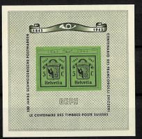 1943, W18**. Block Genf postfrisch + einwandfrei (14592)