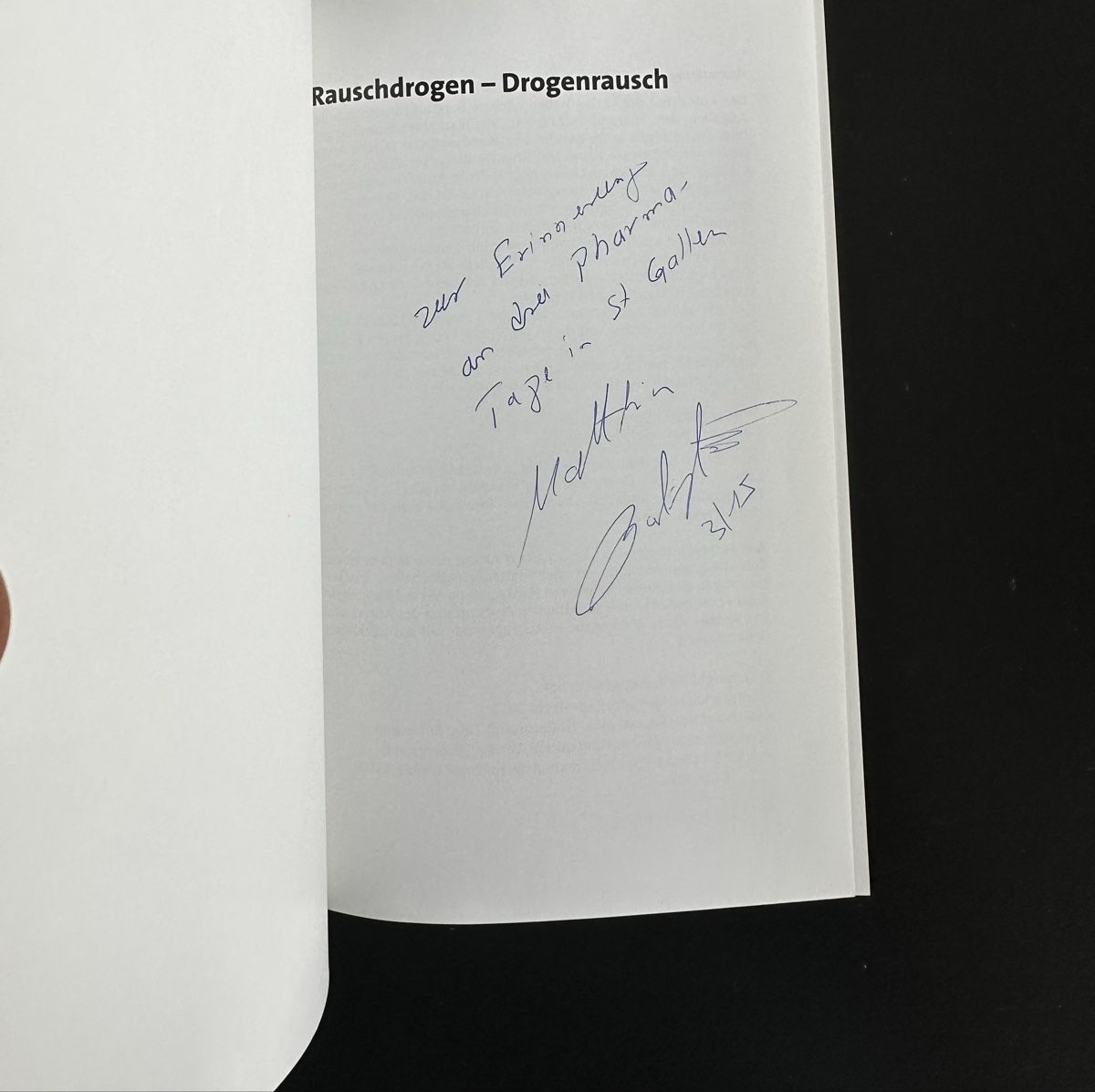 Libri: Buch Rauschdrogen-Drogenrausch Matthias Bastigkeit – Usato da Suhr venduto da eeela01 2