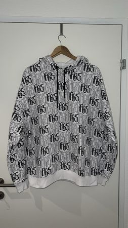 Kapuzenpullover FB Sister Logo Print Weiss XL
