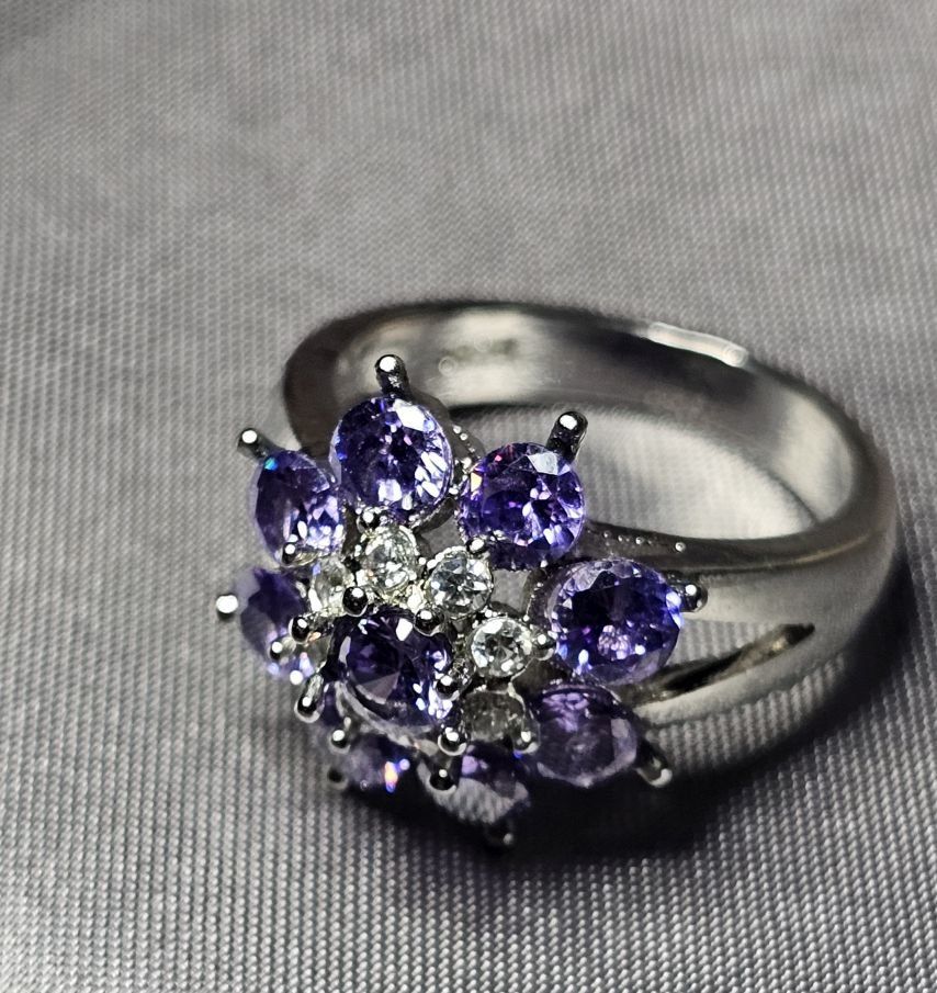 Anelli: Wunderschöner Ring mit Amethyst, 925 versilbert, Gr. 8 – Nuovo (secondo la descrizione) da Grenchen venduto da maretop 6