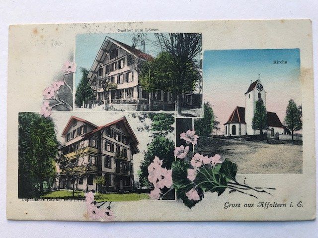 Cartoline postali: Affoltern i.E, von 1914 – Usato da Niederscherli venduto da Lucia16