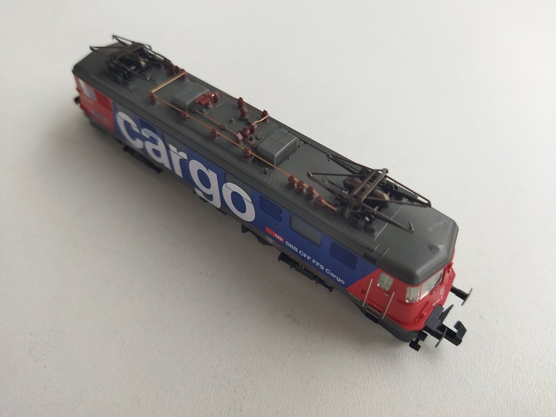 Fleischmann Modellini di ferrovie: E-Lok Ae 6/6 der SBB Cargo von Fleischmann N mit NEM – Nuovo e nell'imballaggio originale da La Chaux-de-Fonds venduto da Sekado 1