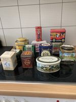 Englische Blechdosen 12 Stk.
