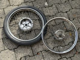 Piaggio Boxer Radsatz hinten 17“ vorne 16“
