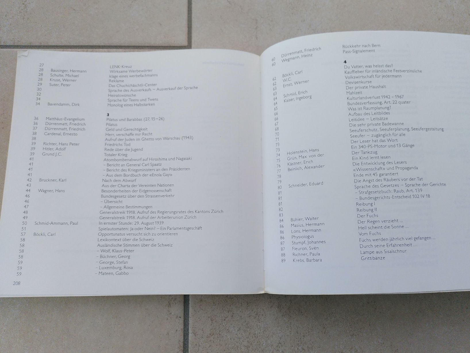 Libri: LESEZEICHEN/ VIELE SPANNENDE TEXTE, GESCHICHTEN – Usato da Brugg AG venduto da olamim 5