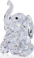 Briefbeschwerer aus Kristall | Elefant
