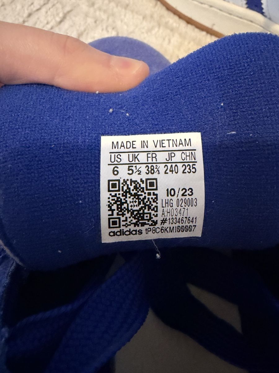 Adidas Chaussures hommes: Adidas Campus bleu – D'occasion à Bussigny par max_gfw8 2