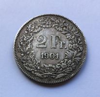 1901 2 Franken -vz *RAR*