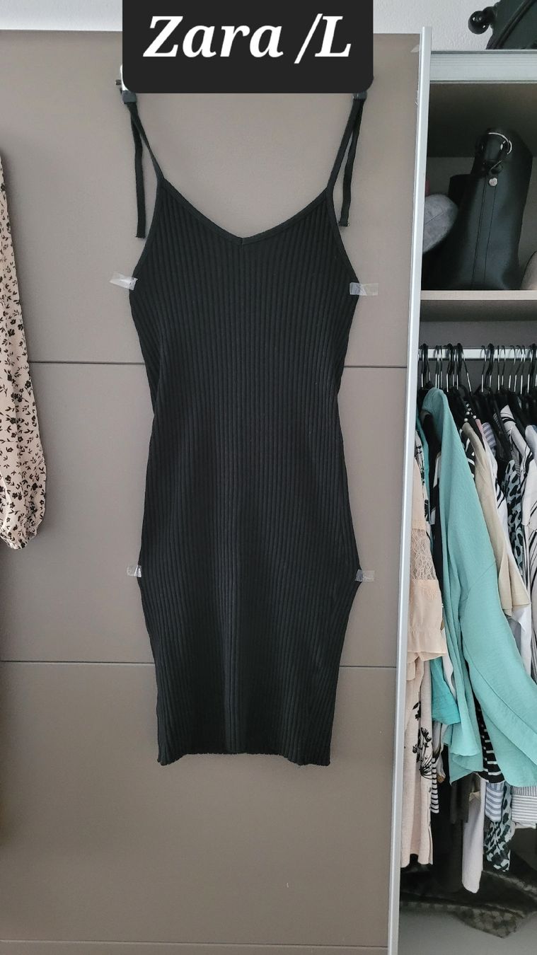 Zara Vestiti: Robe noire Zara, taille L /coton100% – Nuovo (secondo la descrizione) da Vevey venduto da x_y_f