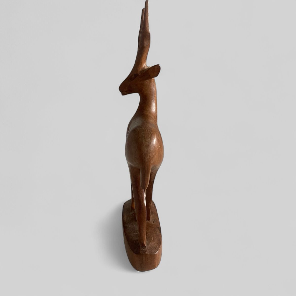 Statuette: Holzfigur Antilope handgeschnitzt Dekoobjekt Vintage – Usato da Zürich venduto da Recode.Fashion 2