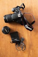 Canon EOS 700D + 18-55mm IS + 50mm f/1.8 | Top Zustand