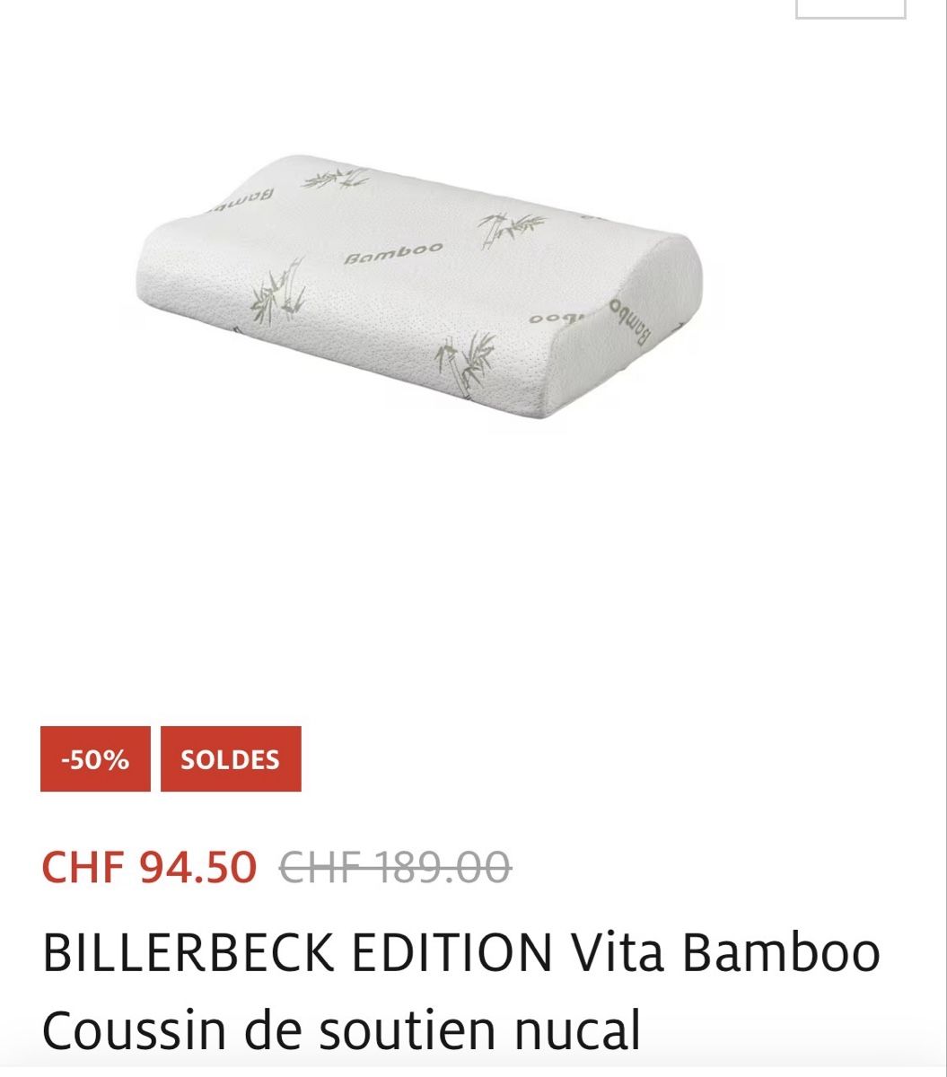 Cuscini: Coussin ergonomique neuf Billerbeck – Nuovo (secondo la descrizione) da Nyon venduto da Lucieluce2211 5