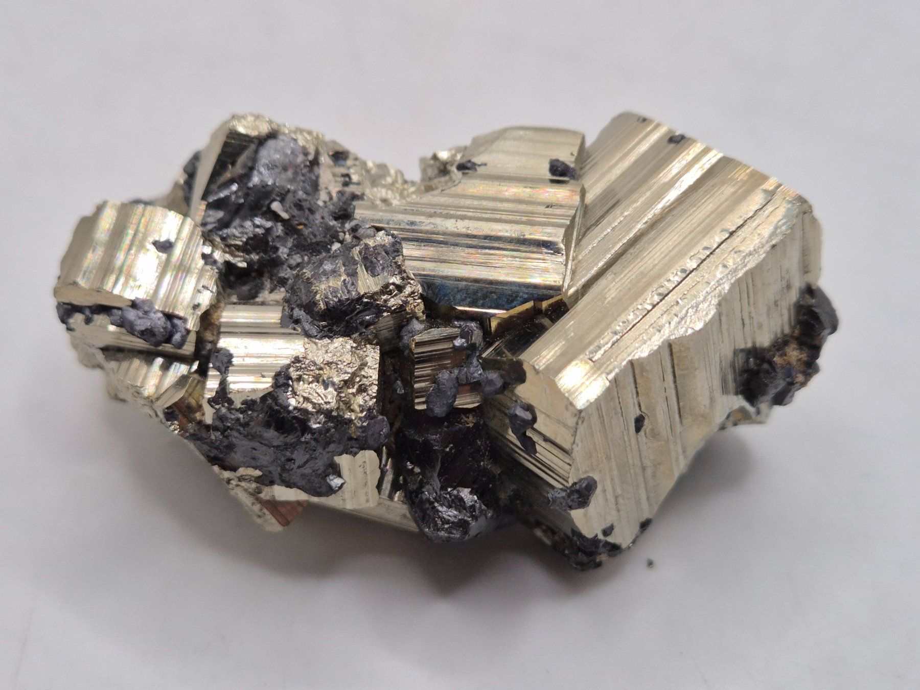 Minerali & Pietre curative: Pyrit Stufen Extra (95) – Nuovo e nell'imballaggio originale da Winterthur venduto da LukasMineralienOase 1
