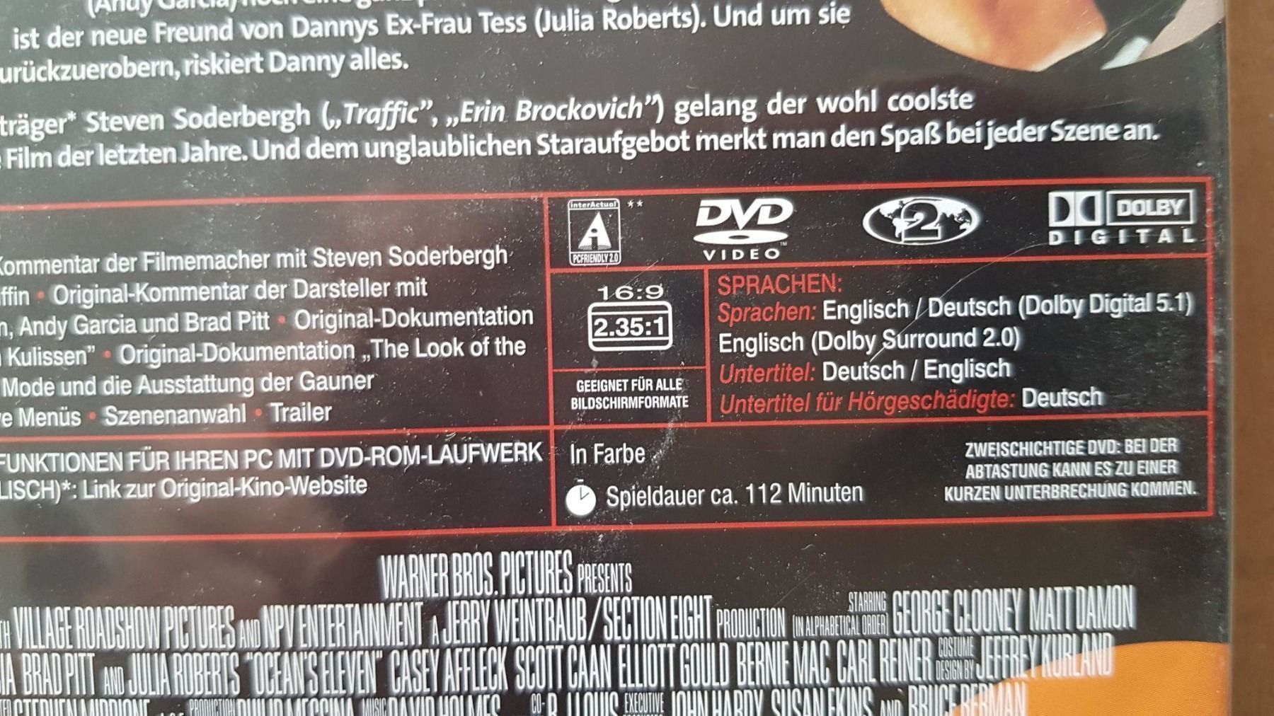 Tutti i DVDs: DVD Ocean's Eleven – Usato da Oetwil am See venduto da fineli2 1