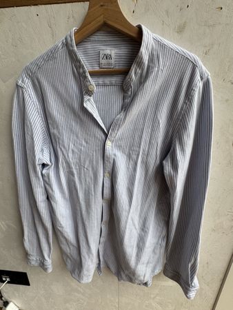 Herren Hemd ZARA Slim Fit gestreift Grösse L guter Zustand