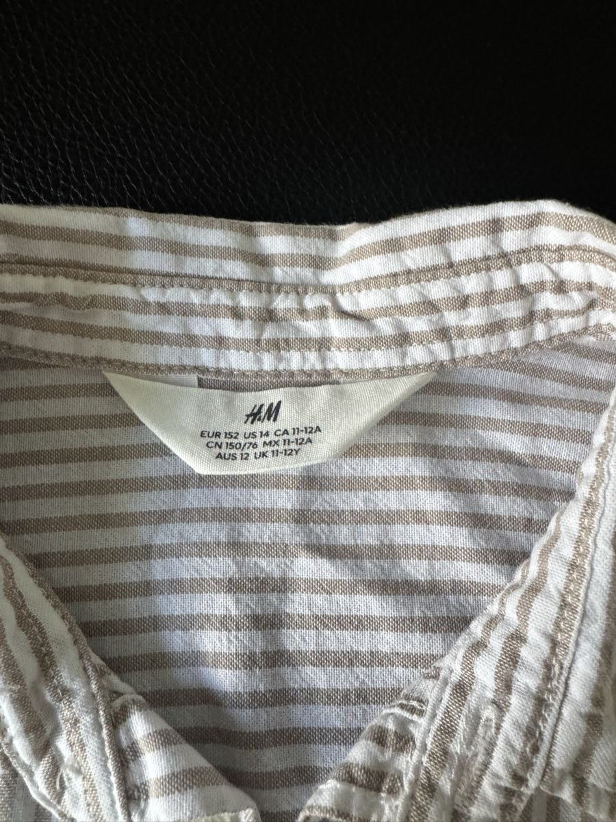 H&M Chemises, T-shirts & Polos:  leichtes Hemd gestreift Grösse 152 – D'occasion à Effretikon par Spatz2012 1