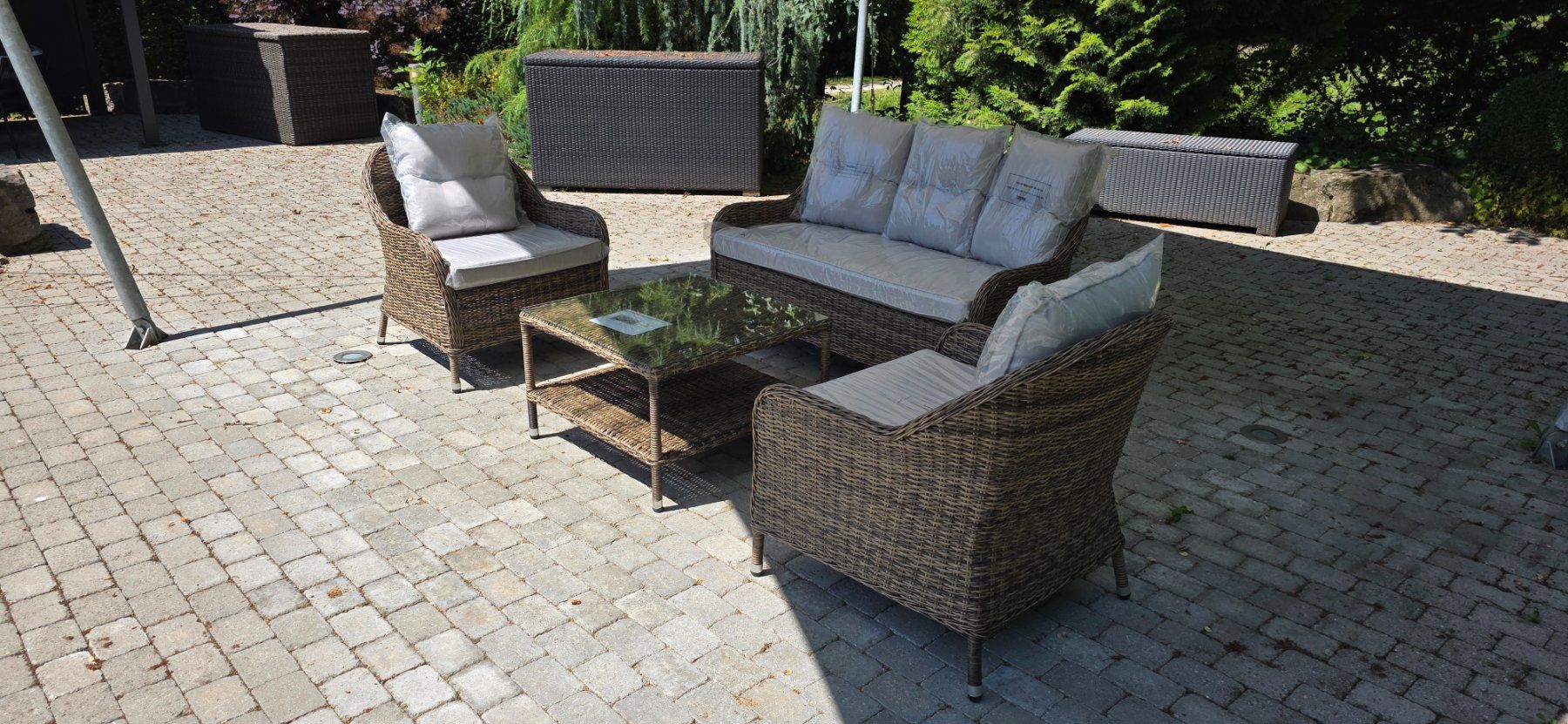Divani: Gartenlounge Set 40% Rabatt Wicker Lounge – Nuovo e nell'imballaggio originale da Lützelflüh-Goldb venduto da Rampenverkauf_72_ 5