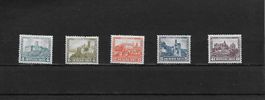 DR 1932 Nothilfe Burgen 474 - 478 **