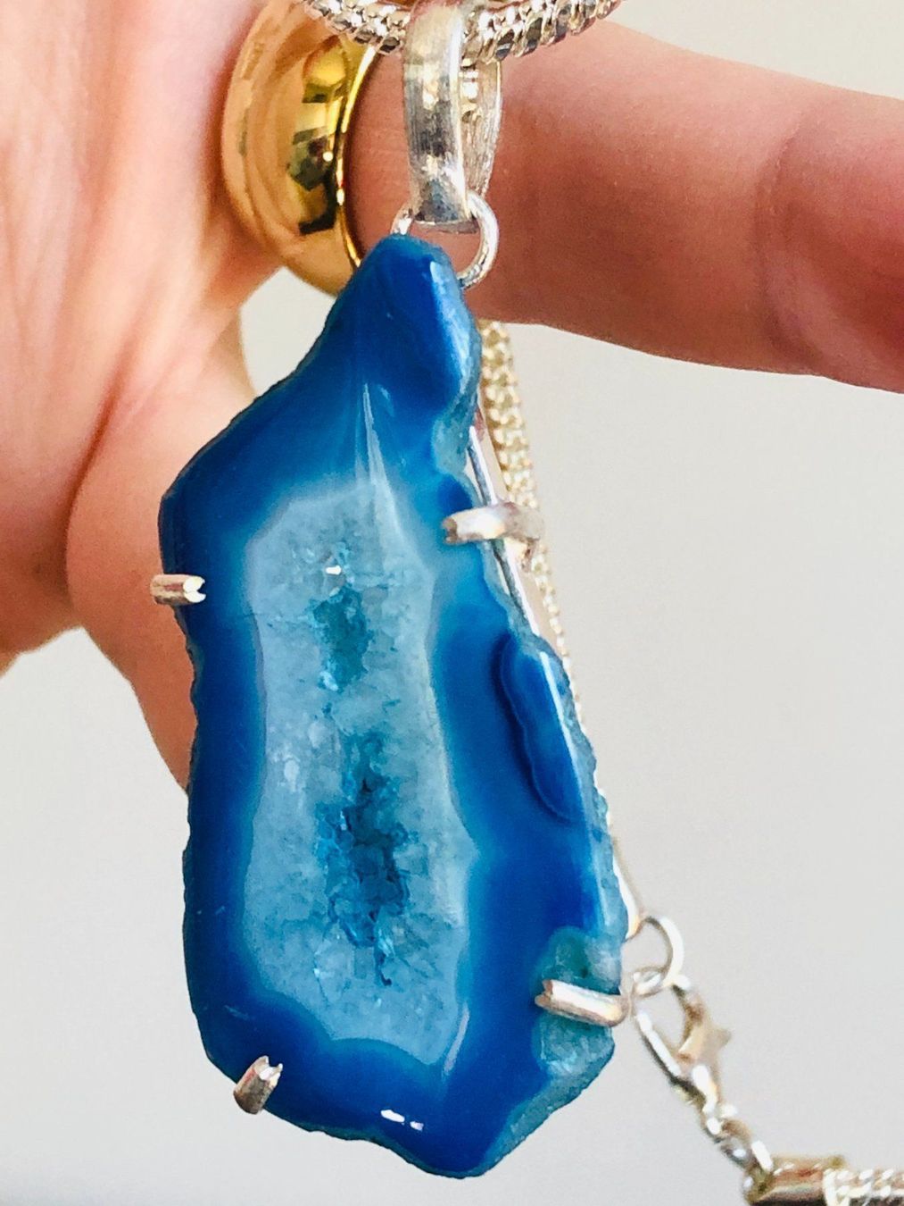 Catenine: Solar Quartz Druzy Ethenic Jewelry – Nuovo e nell'imballaggio originale da Genève venduto da AGBERG 1