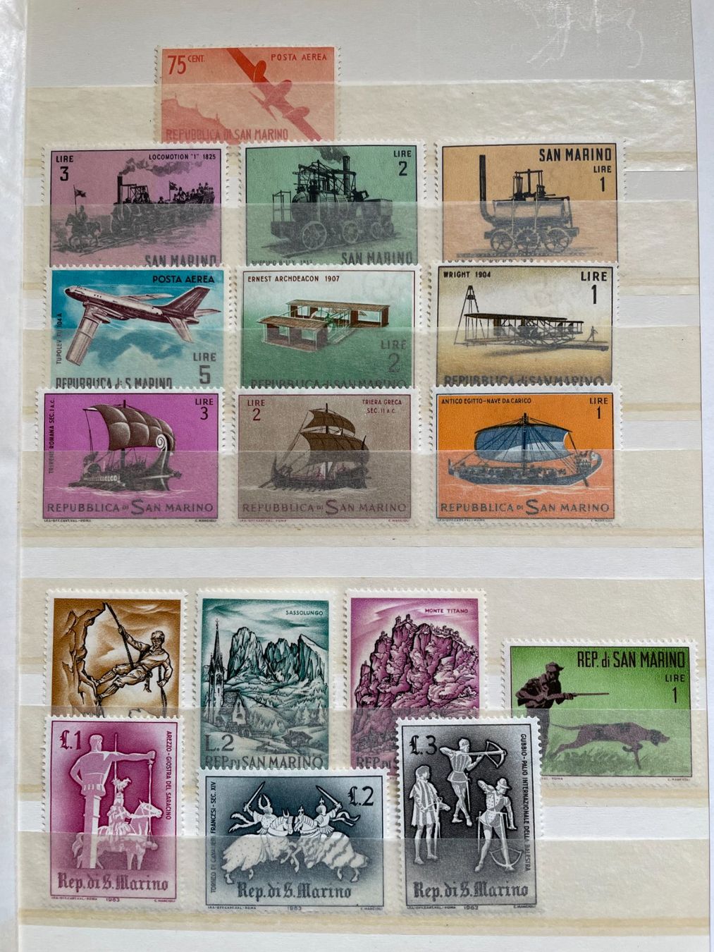 Tutti i francobolli: ab 1946 San Marino Lot – Nuovo (secondo la descrizione) da Eggersriet venduto da stamp303