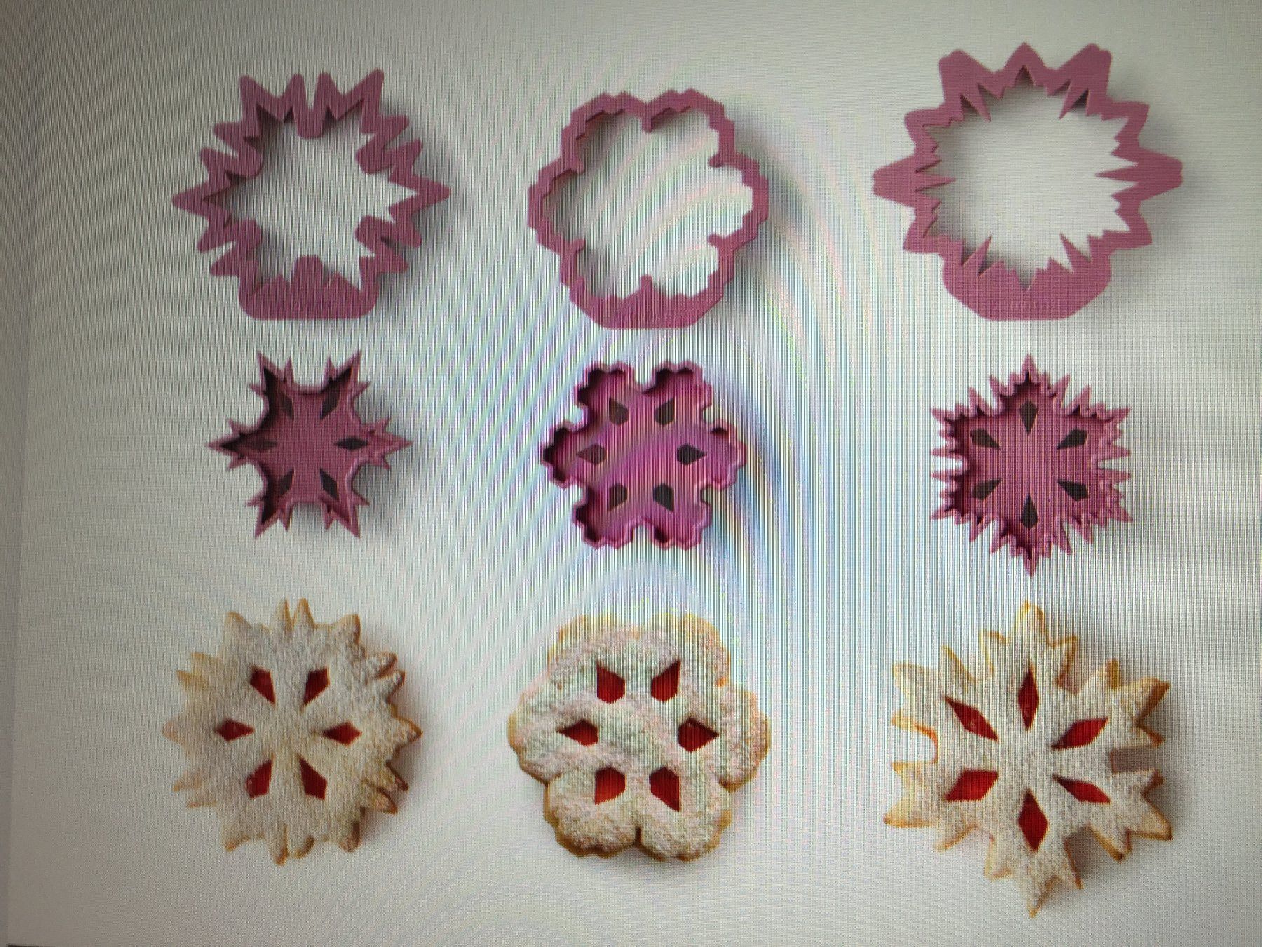 Betty Bossi Backformen: Spitzbuben-Ausstecher Schneestern 10 cm. 3 er Set – Gebraucht aus Winterthur von delfin1314