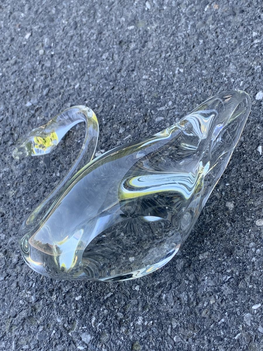 Statuette: Glas - Schwan – Usato da Wangen b. Olten venduto da Finolino28 5
