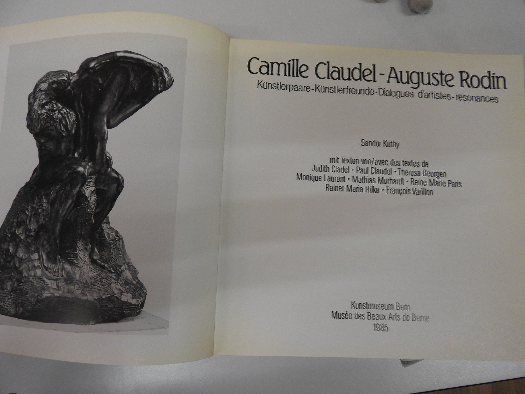 Bücher: Camille Claudel - August Rodin - Kunstmuseum Bern – Gebraucht aus Stetten AG von Brissago25 1