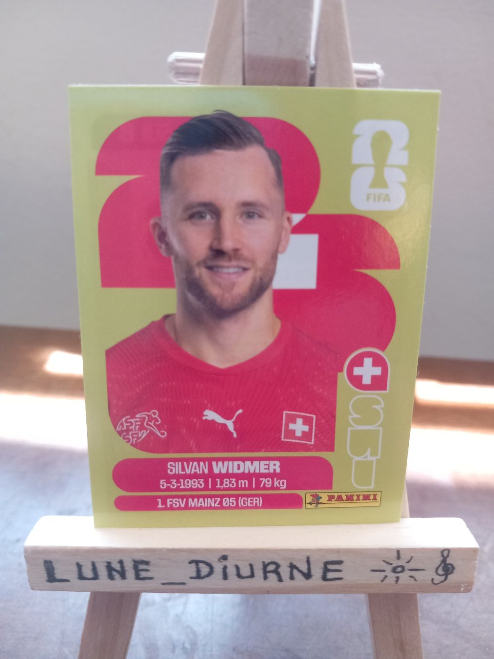 Panini Carte collezionabili: Carte Panini Silvan Widmer SUI 8 – Usato da Salavaux venduto da Lune_Diurne