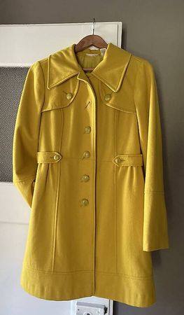 Vintage Wollmantel DKNY, Gr. M