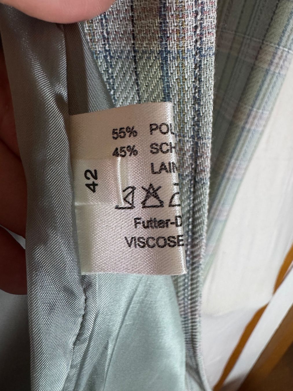 Completi & Tailleur: Zweiteiler von Rene Schaad Gr.42 Vintage – Usato da Grosswangen venduto da second_hand_dress 2