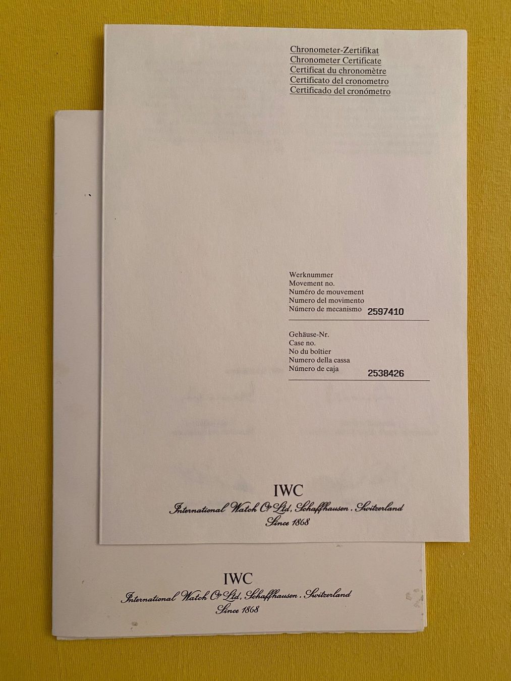 IWC Uhren: IWC Schaffhausen: div. IWC-Artikel – Neu (gemäss Beschreibung) aus Zug von R-L-X 8